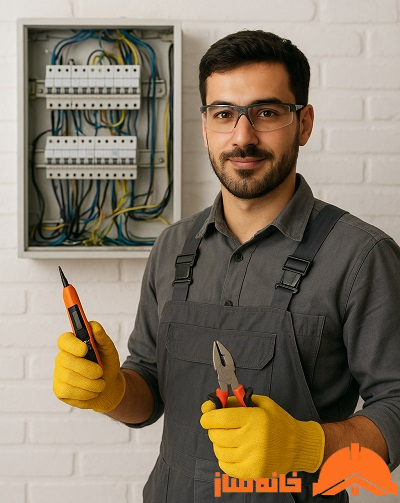 پر درآمدترین شغل ساختمانی- برقکار ساختمان